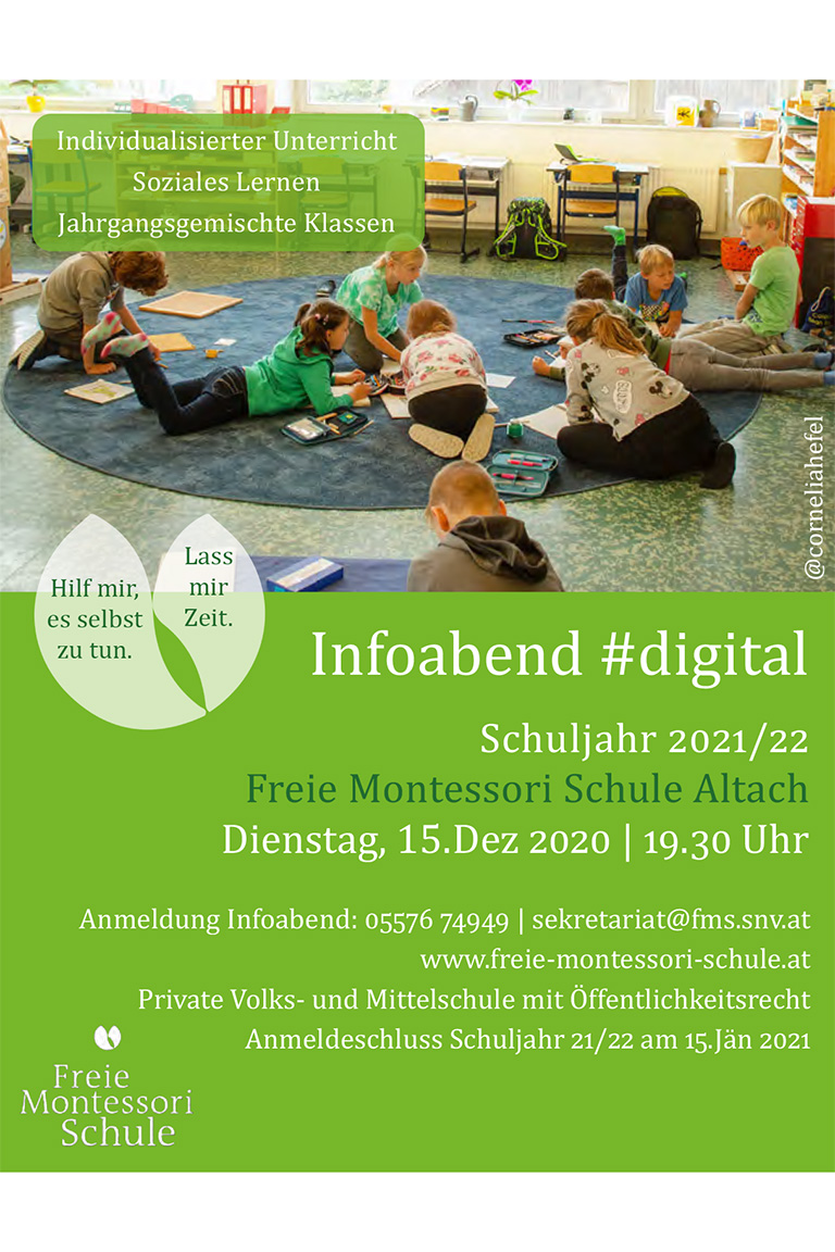 Anmeldeprozess - Freie Montessori Schule Altach